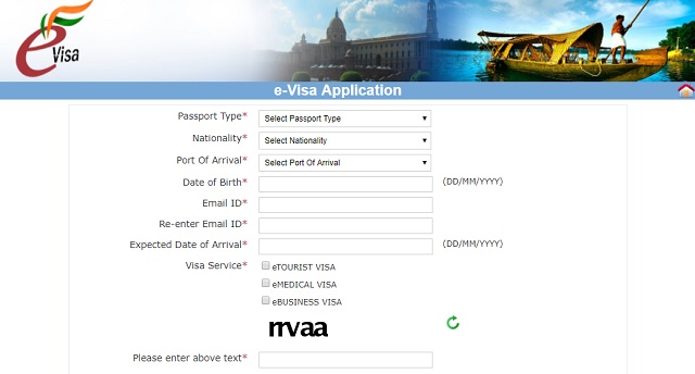 e visa India Online