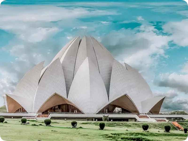 Templo de Lotus en Nueva Delhi