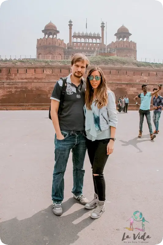 Visita al Fuerte Rojo en Nueva Delhi India 