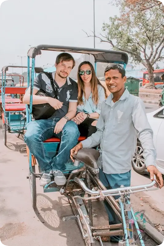 Paseo Rickshaw por Nueva Delhi