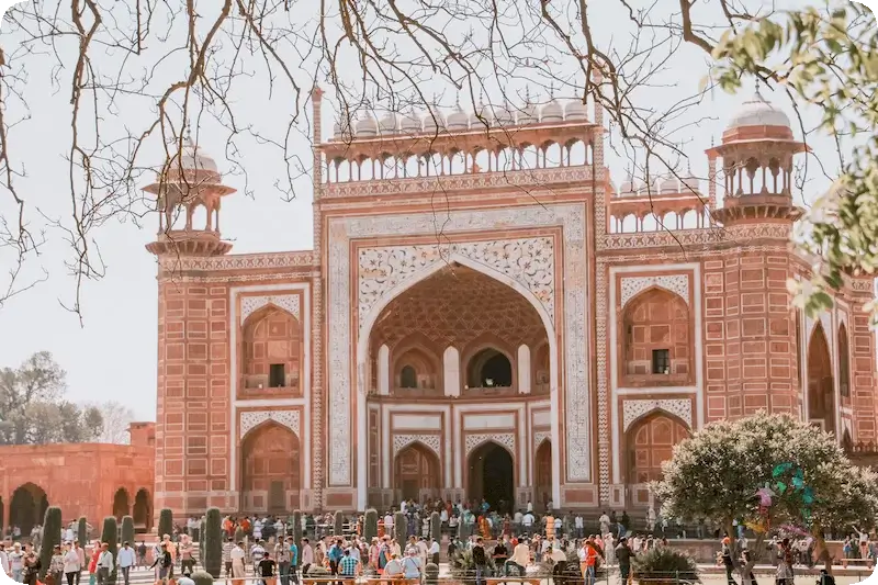 Puerta entrada Taj Mahal