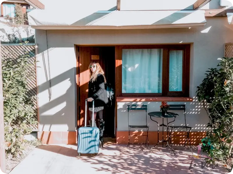 Entrada Habitación Hotel Mas Salagros