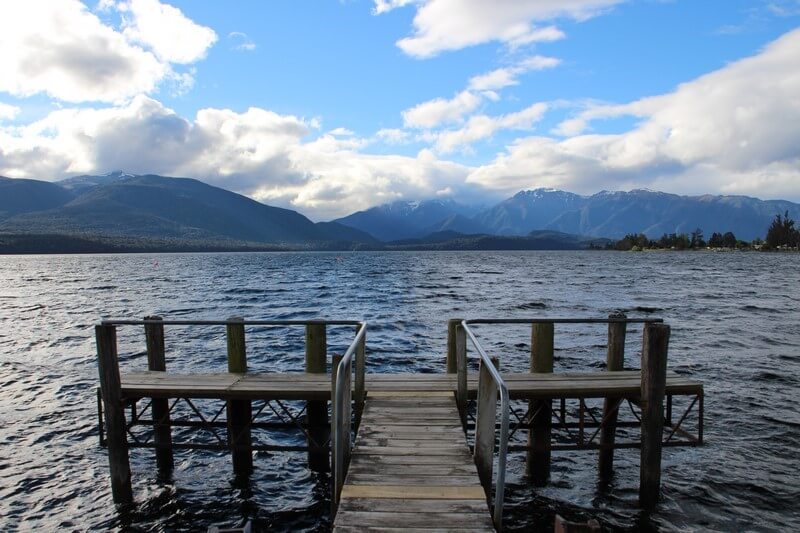Foto del lago de Te Anau