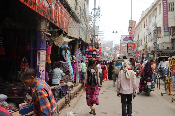 Judit en Varanasi - Viajar India