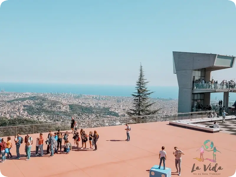zona más alta Tibidabo