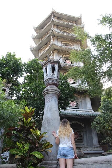 Pagoda montañas de mármol, viaje vietnam