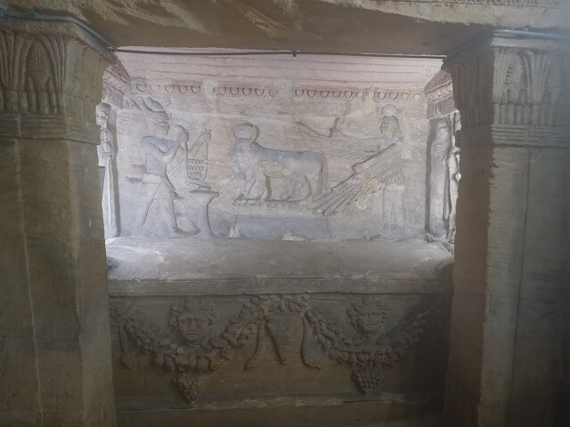Interior Catacumbas de Alejandría