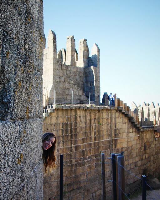 interior del Castillo de Guimaraes