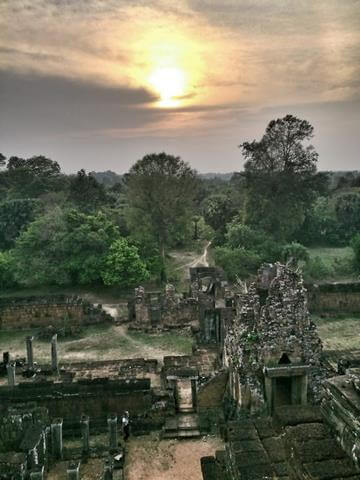 Puesta de sol Angkor
