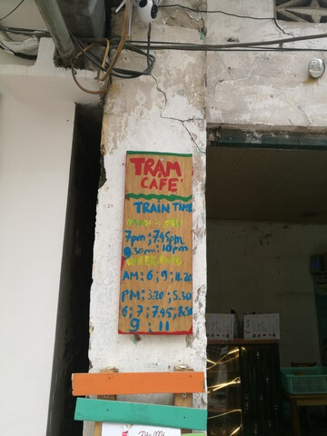 Horario trenes Tram Cafe