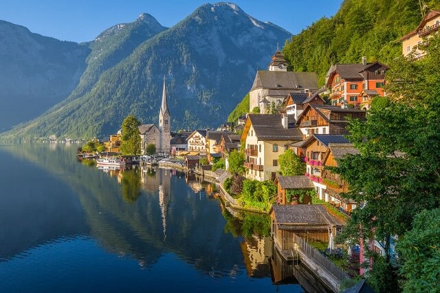 Hallstatt cerca de Salzburgo