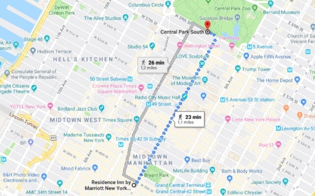 Google maps en Nueva York gracias a Internet 