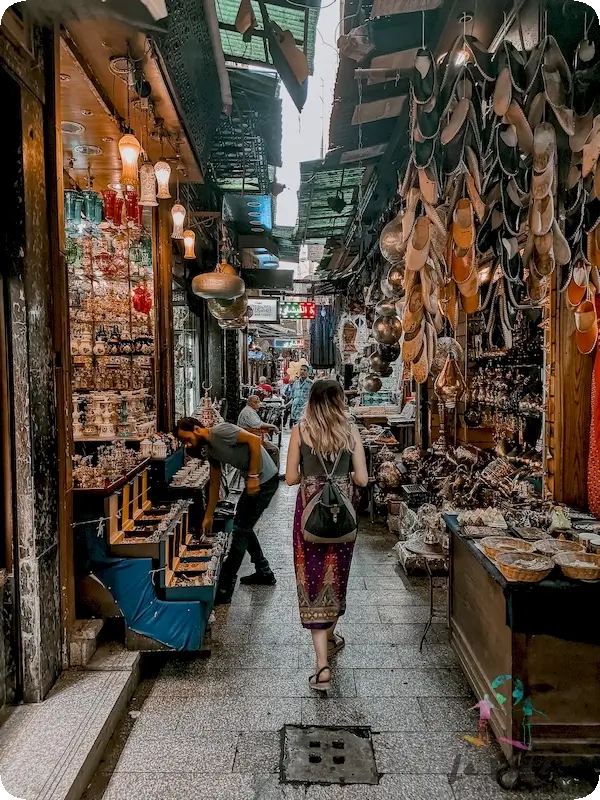 Mercado de Khan el Khalili El cairo - Judit ya con falda larga