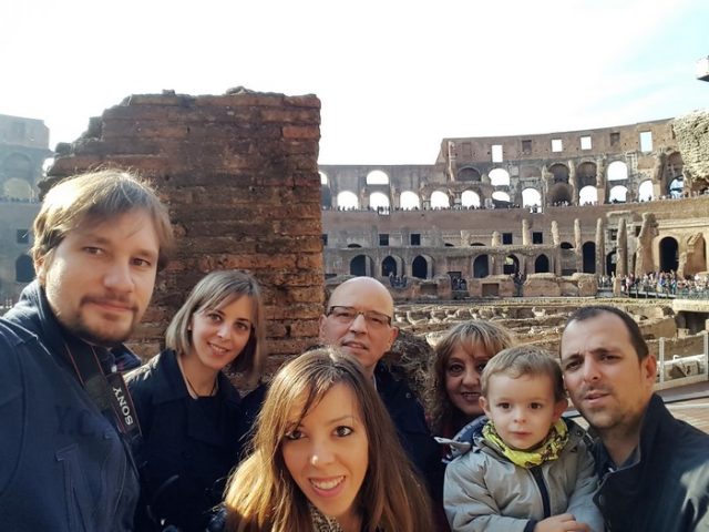 Regalo viaje a Roma en familia