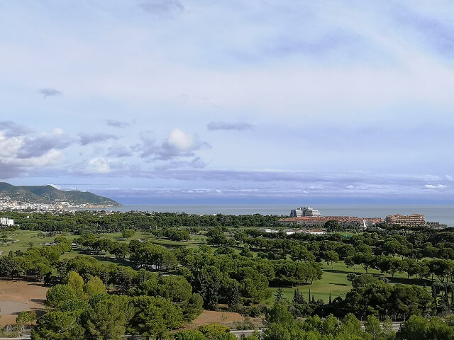 Vistas Costa de Sitges