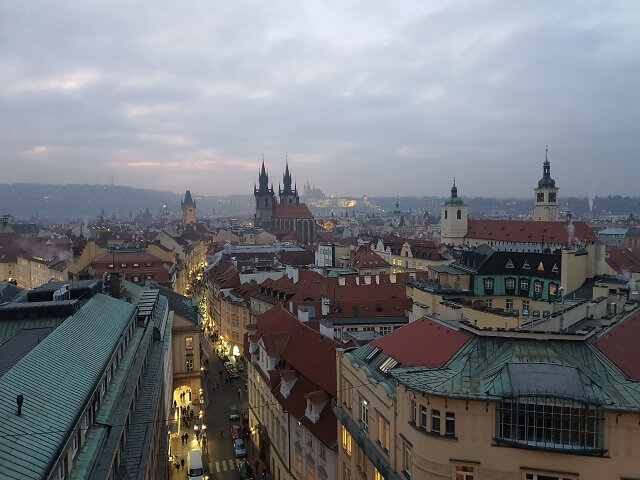 Vistas Torre de la Pólvora Praga