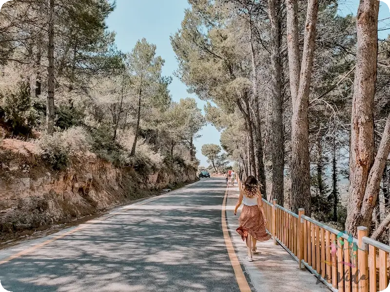 Camino Parking de Siurana al Pueblo