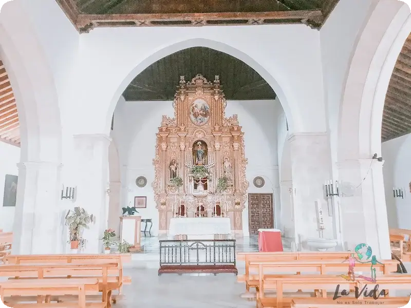 Interior Iglesia de Santa María de La Anunciación Nijar Pueblo