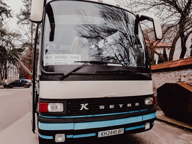 Autobus en Sofía Bulgaria