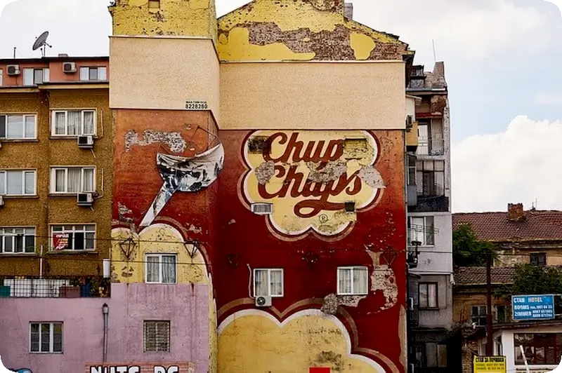 Mural de Chupa Chup