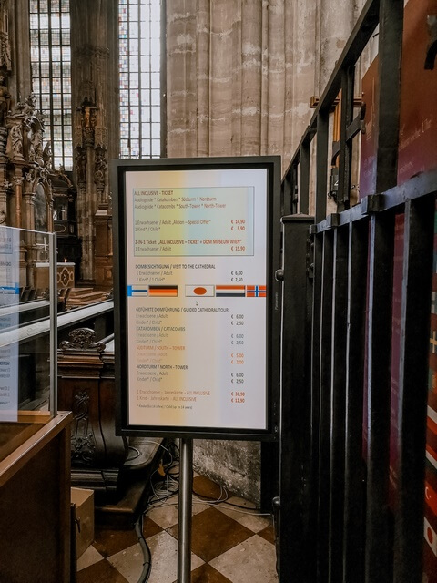 Precios Catedral de San Esteban Viena