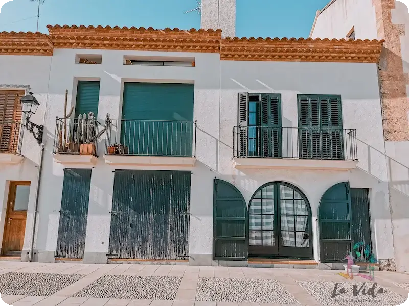 Platja d'Altafulla detalle casitas