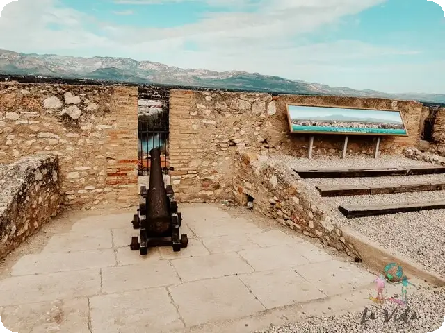 Cañón en el Castillo de la Zuda