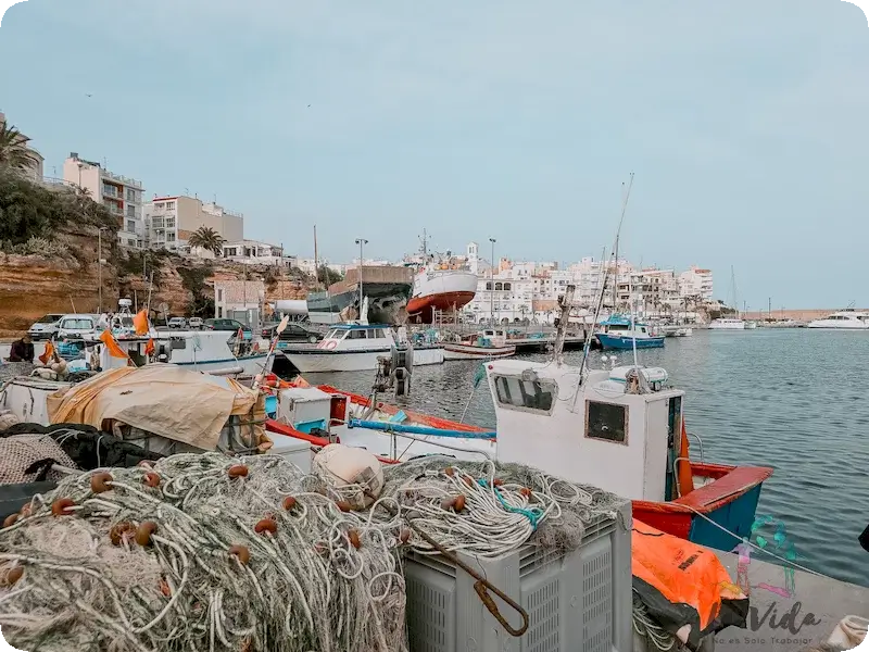 Paseando por el Puerto pesquero de L'Ametlla de Mar, Tarragona