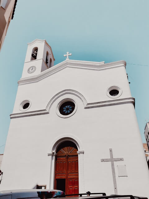 Iglesia parroquial de L'Ametlla de Mar.