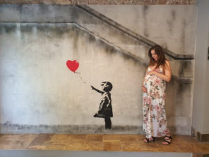 Girl With BAllon Exposición Banksy Barcelona