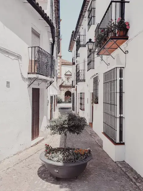Calles de Grazalema Pueblo Blanco Andalucia