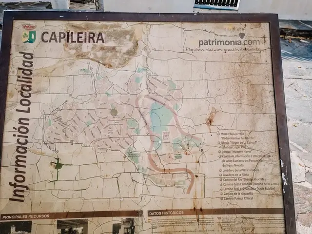 Mapa que ver en Capileira