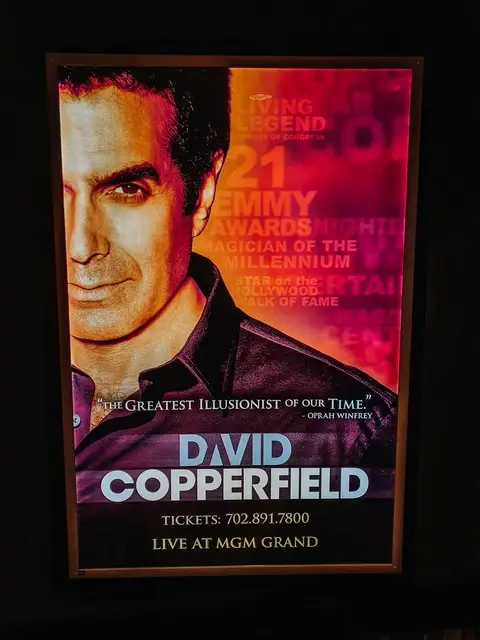 David Copperfield espectáculo en Las Vegas
