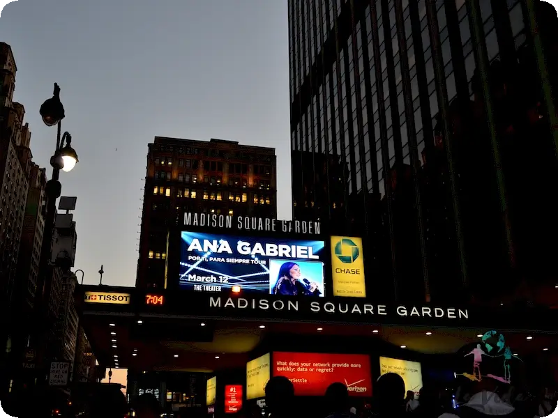 Entrada Madison Square Garden de Nueva York: en el viaje de Judit de chicas en Nueva York