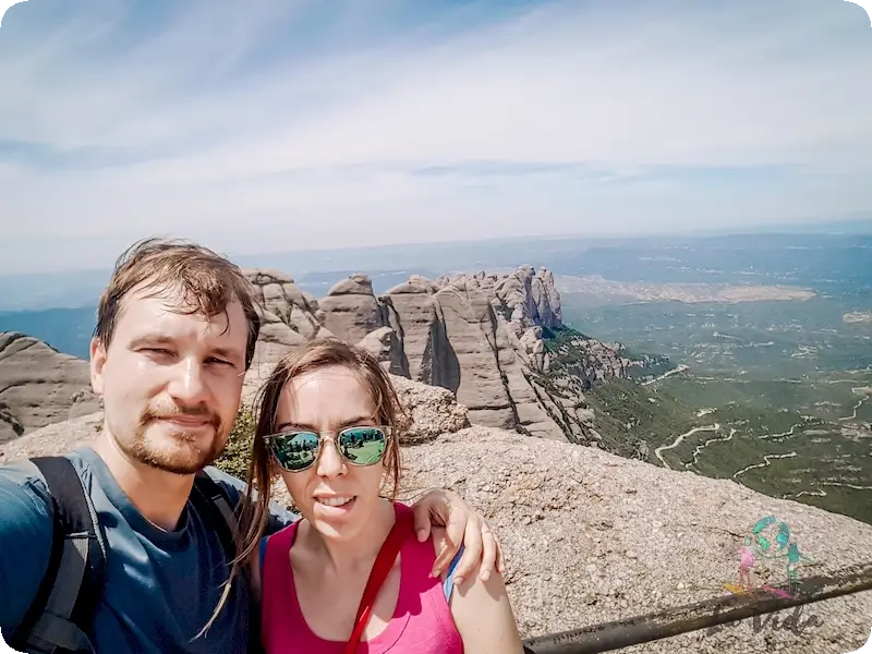 Subida al Pic de Sant Jeroni en Montserrat