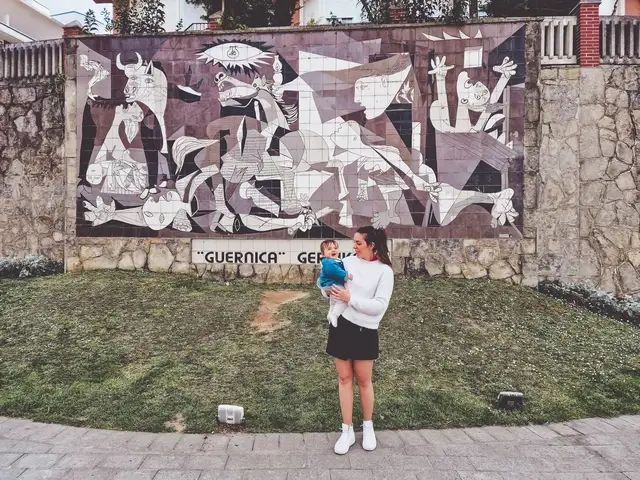 Fot del Mural Picasso en Gernika