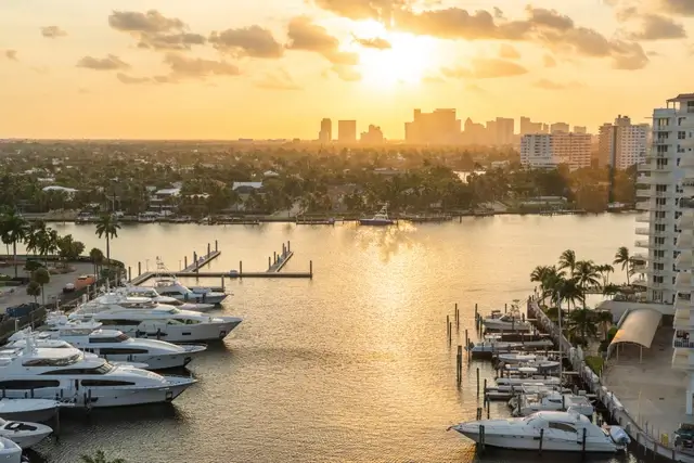 Admirar los canales de Fort Lauderdale