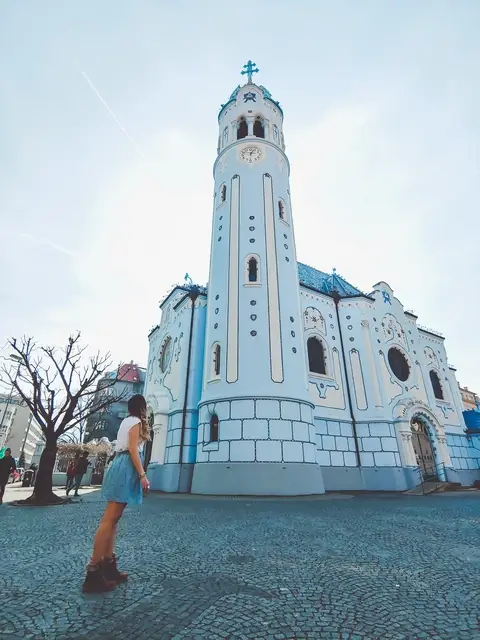 Iglesia Azul Bratislava Capital Eslovaquia