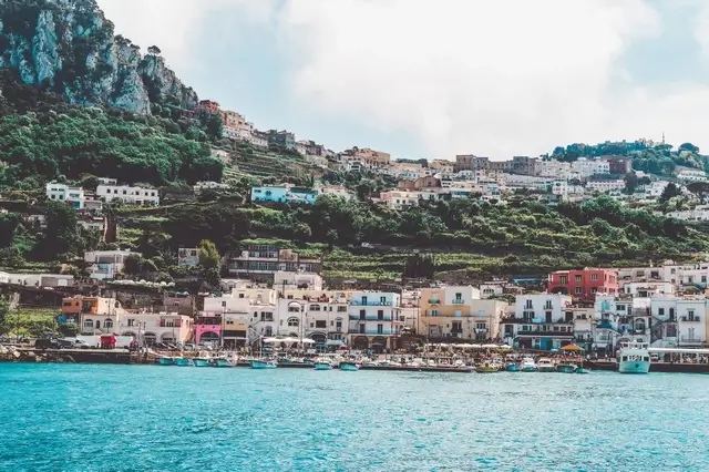 Foto de la preciosa Costa de Capri