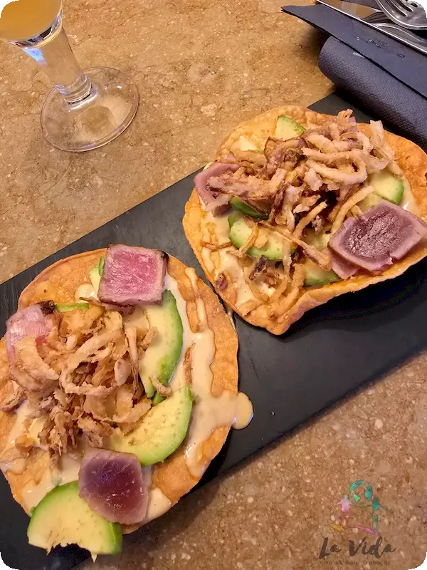 Tataki Atún en Saona Terrassa