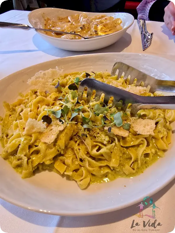 Tagliatella Terrassa, plato de pasta
