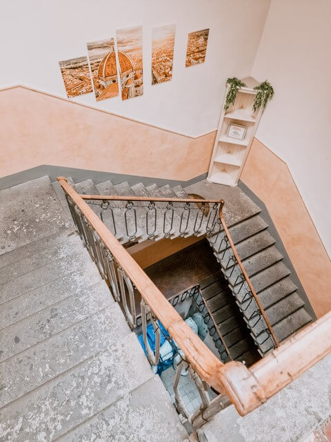 Escaleras Residenza Le Rondini Florencia