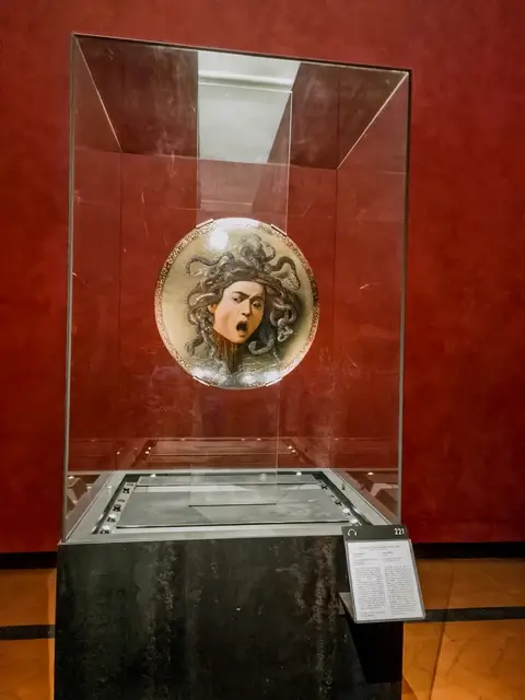 Cabeza de mesuda de Caravaggio