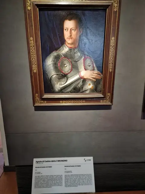 Retrato de Cosme I de Médici de Agnolo di Cosimo, conocido como Bronzino