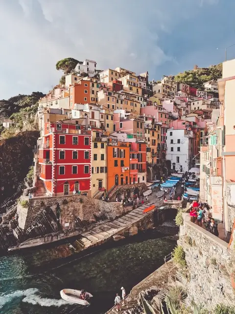 Foto desde el mirador de Riomaggiore Cinque Terre