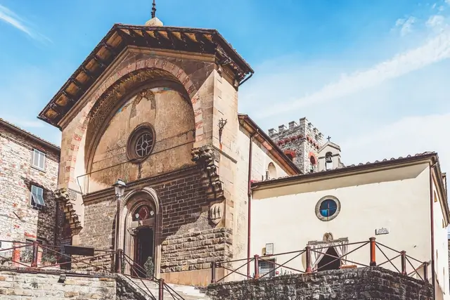 Iglesia Radda en el Chianti Italia