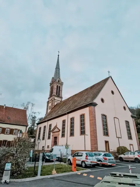 Iglesia Protestante en Ribeauville Alsacia