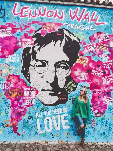 Qué ver en Praga - Muro de John Lennon