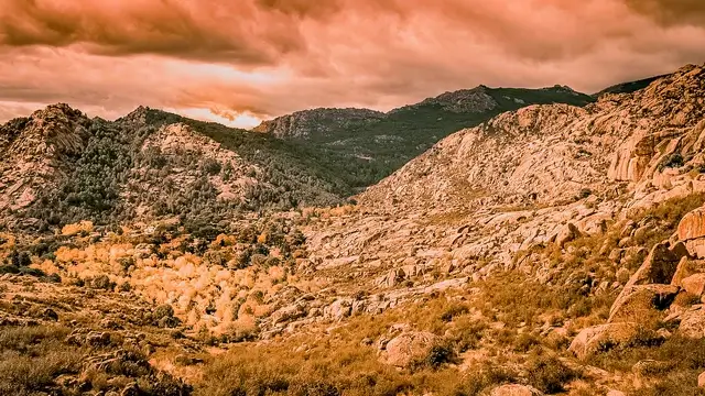 Sierra de Guadarrama cerca de Madrid
