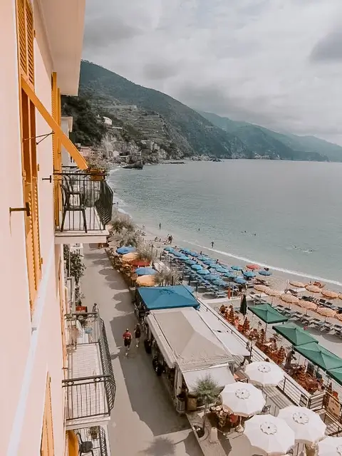 Vistas Hotel La Spiaggia en Monterosso al Mare Cinque Terre